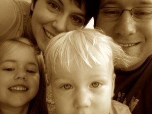 family picture photobooth fun