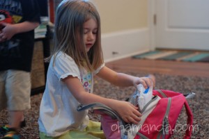 first day kindergarten 1 land's end backpack