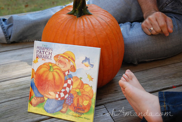 The Pumpkin Patch Parable by Liz Curtis Higgs // Perfect family time for Halloween & Fall!