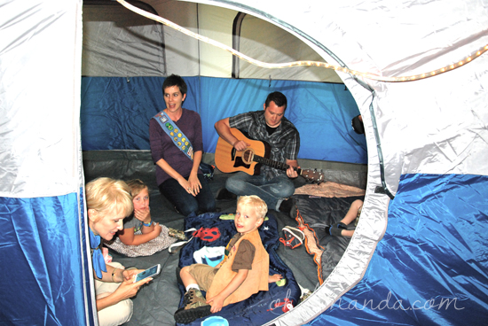Camping Birthday Party Songfest Sing a long