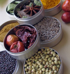 indian spices cooking