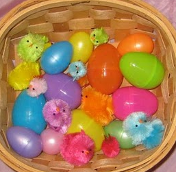 leftover easter plastic eggs matching game kids