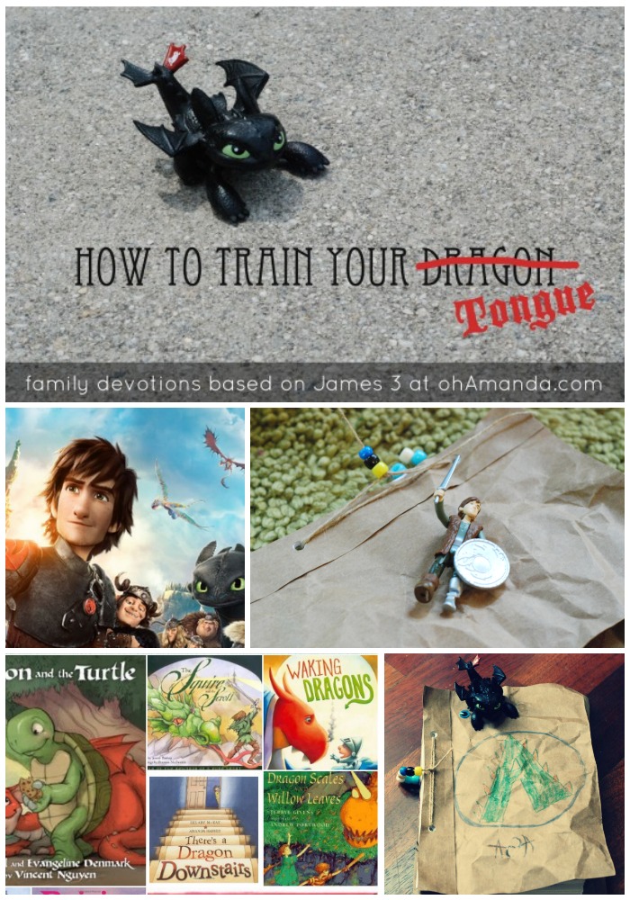 How To Train Your...Tongue // Fun family Bible devotions based on James 3 and How To Train Your Dragon 2 // ohAmanda.com #ohdragonweek