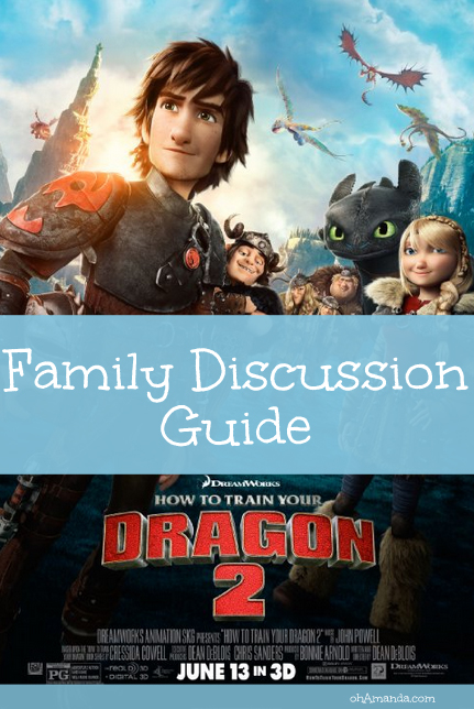 family discussion guide for how to train your dragon 2 // ohamanda.com